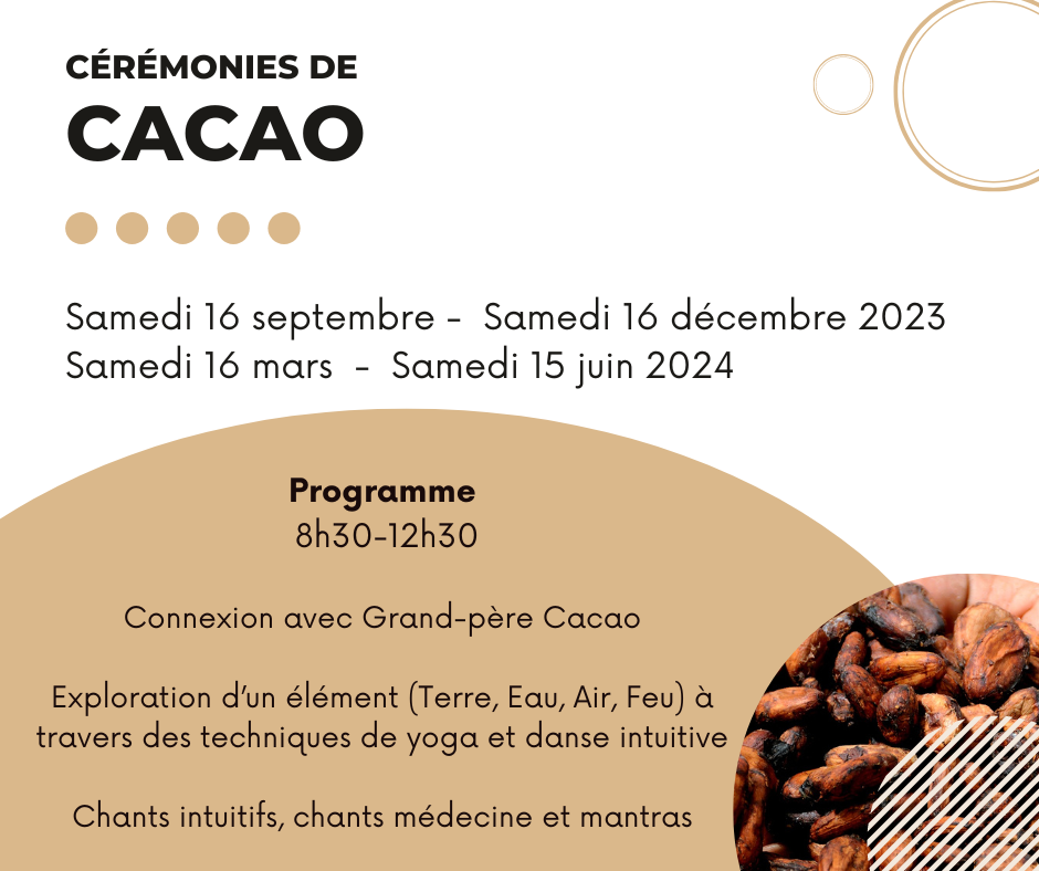 Ceremonies de cacao 2023 2024